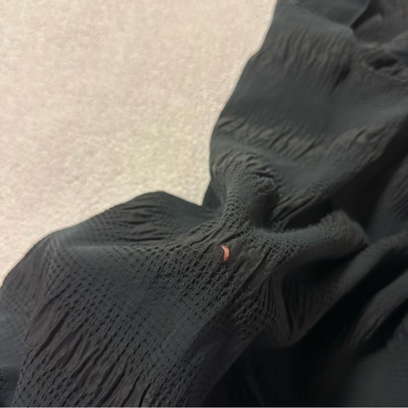 Lauren Bagliore Black Sleeveless Asymmetrical Tunic Top Gauzy Langenlook - Picture 9 of 11